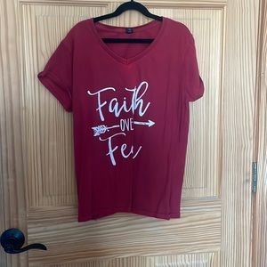 Faith over fear shirt